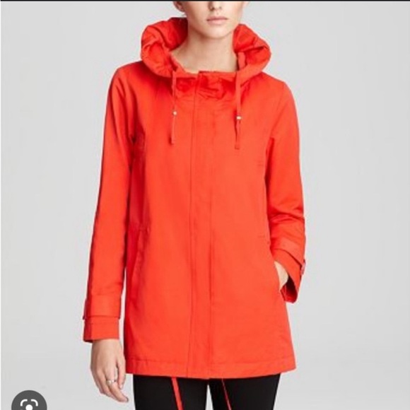 Eileen Fisher Jackets & Blazers - Eileen Fisher Hooded Long Anoral Trench Coat Jacket Women Size XS